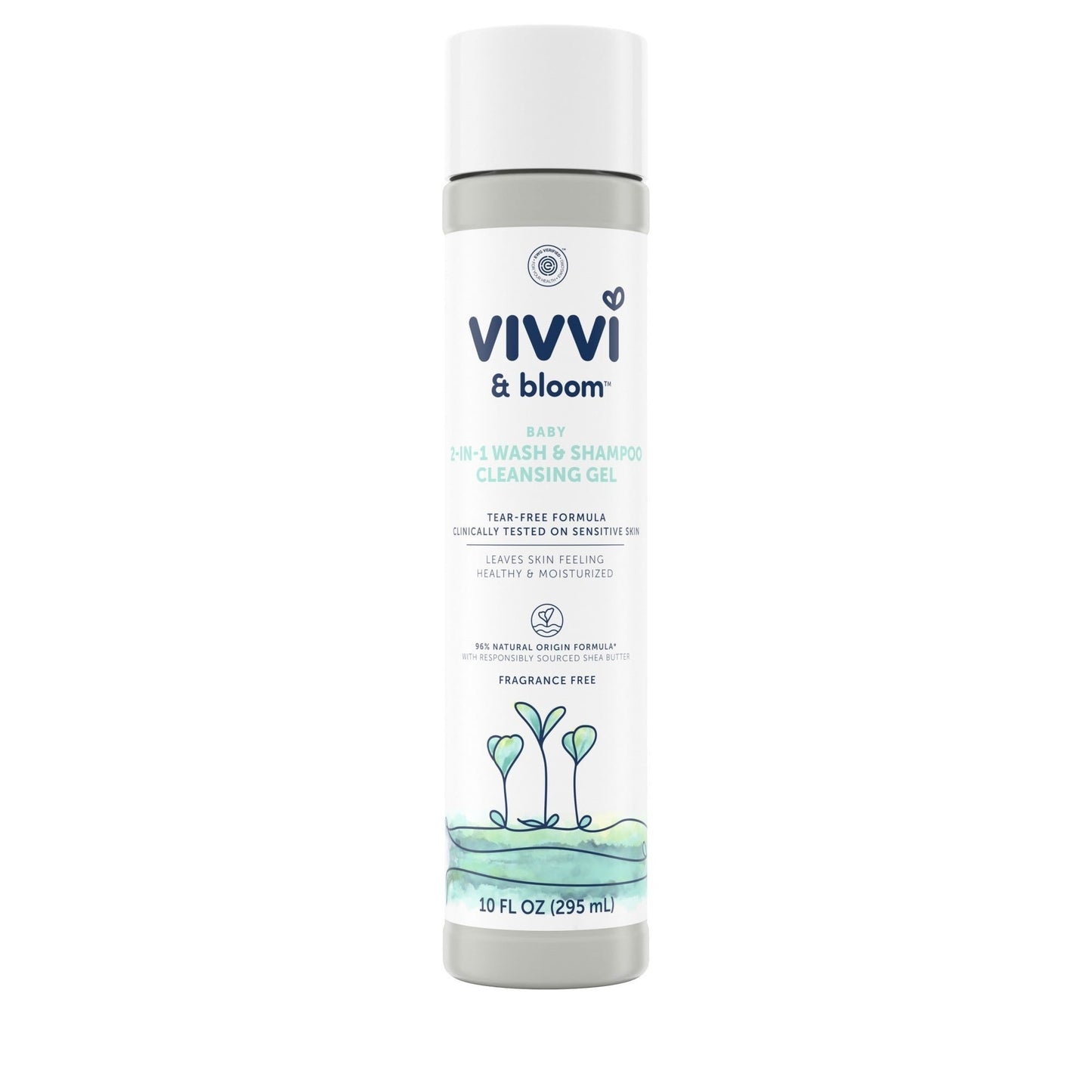 Vivvi & Bloom 2In1 W&S Cleansing Gel Fluffy; 10 Fluid Ounce; 3 Per Box; 4 Per Case - High Mart Wholesale