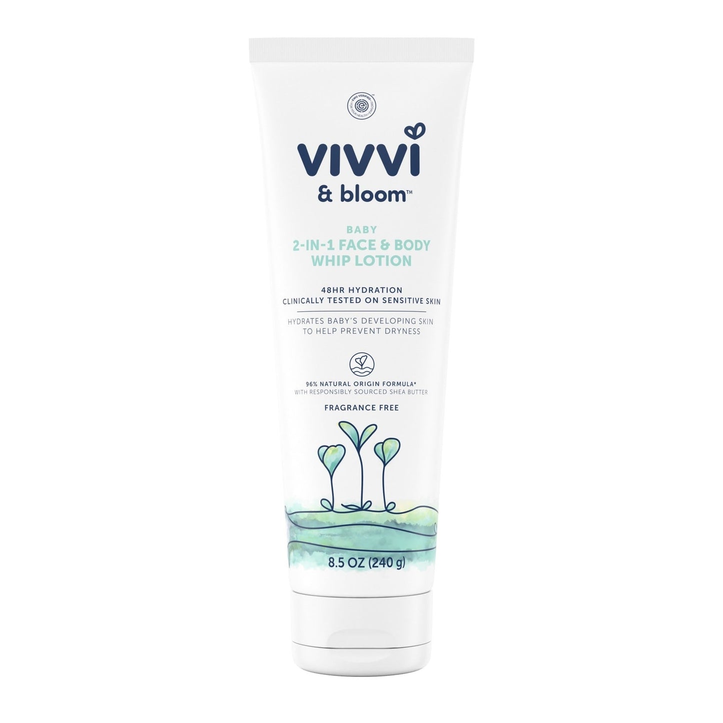 Vivvi & Bloom 2In1 Face & Body Lotion Fluffy; 8.5 Ounce; 3 Per Box; 4 Per Case - High Mart Wholesale