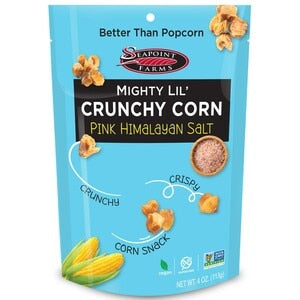 Seapoint Farms Mighty Lil Crunchy Corn Pink Himalayan Salt; 4 Ounces; 12 Per Case - High Mart Wholesale