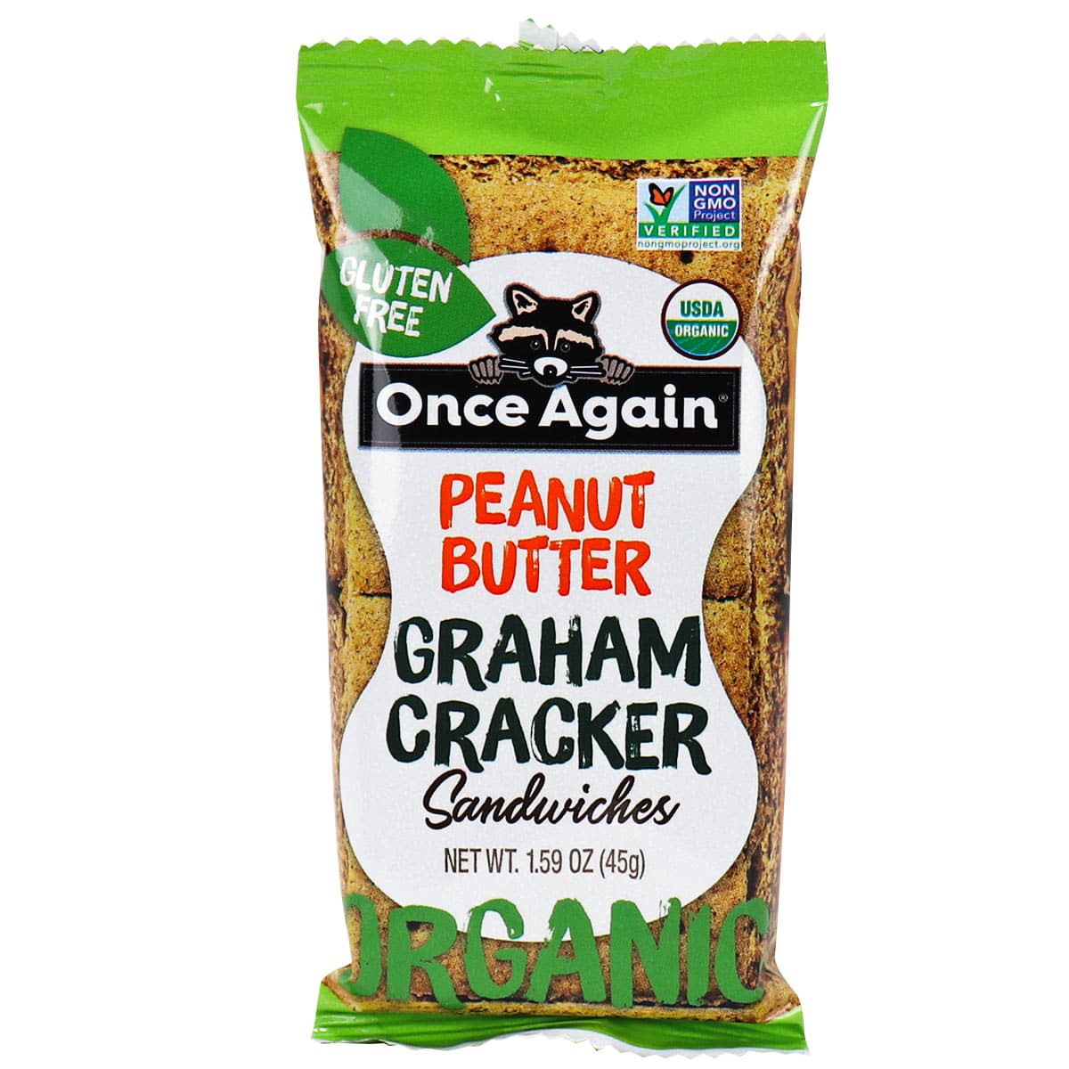Once Again Nut Butter Peanut Butter Graham Cracker Sandwich 6; 1.59 Ounce; 8 Per Case - High Mart Wholesale