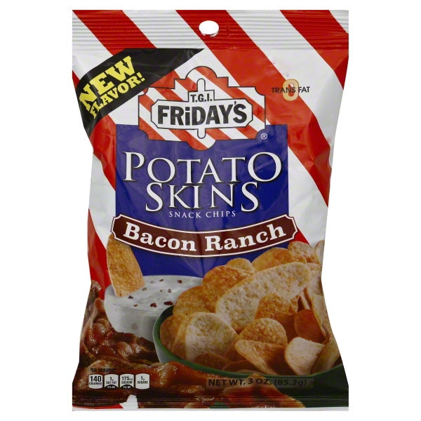 Tgi Friday's Bacon Ranch Potato Skins; 3 Ounces; 6 Per Case - High Mart Wholesale