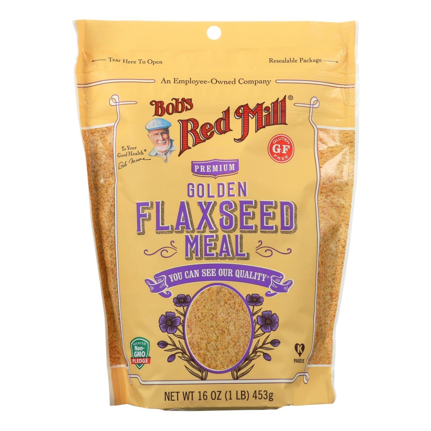 Bob's Red Mill Natural Foods Inc Golden Flaxseed Meal; 16 Ounces; 4 Per Case
