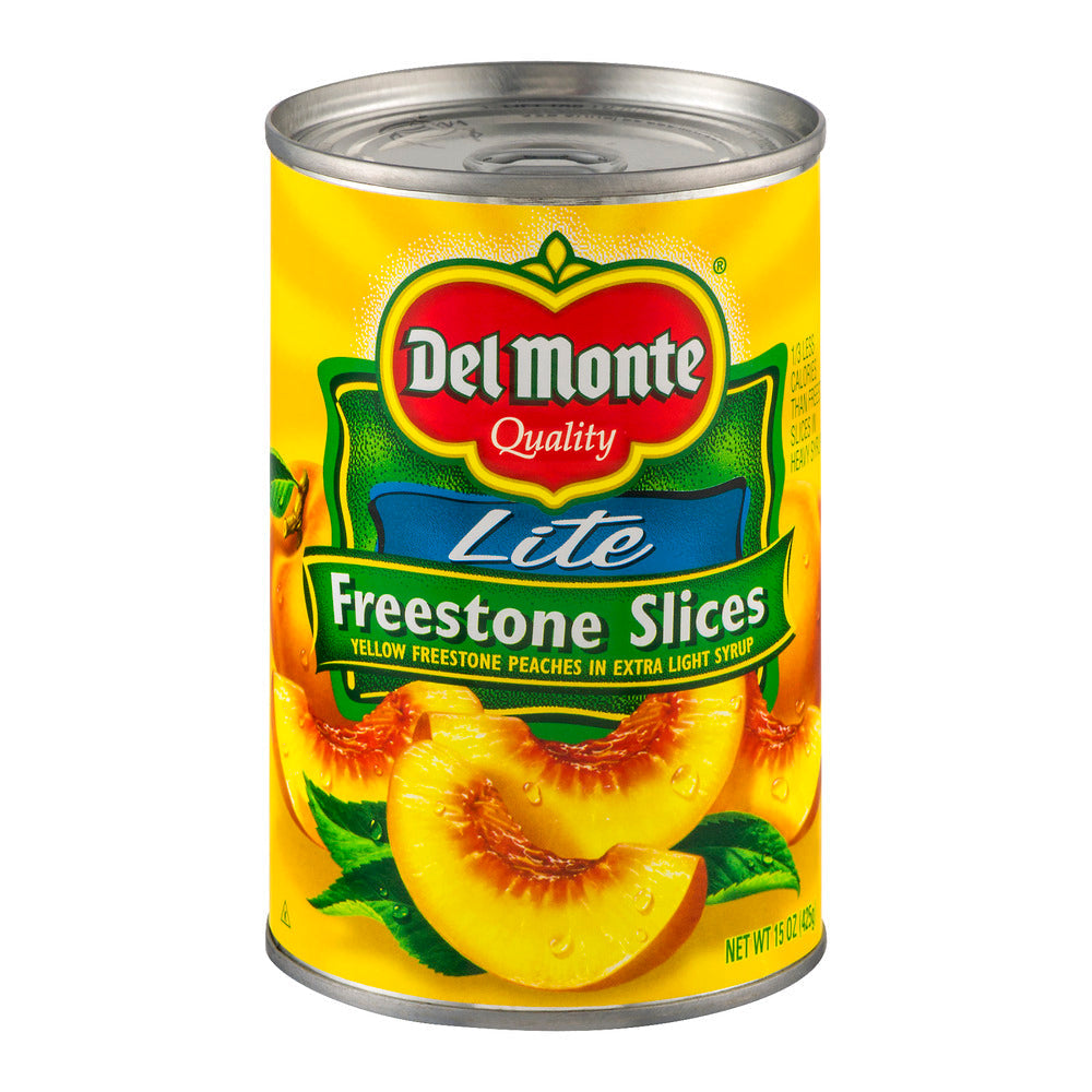 Del Monte Peach Freestone Sliced Light; 15 Ounces; 12 Per Case