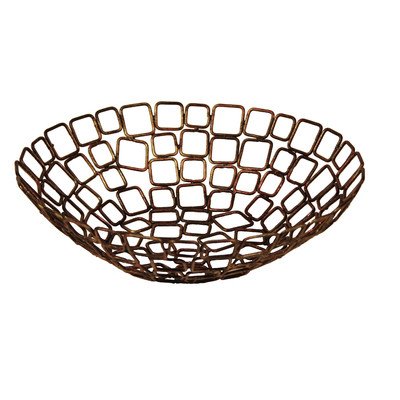 Front Of The House Basket Round Copper Wire Basket Link; 6 Each; 1 Per Case - High Mart Wholesale