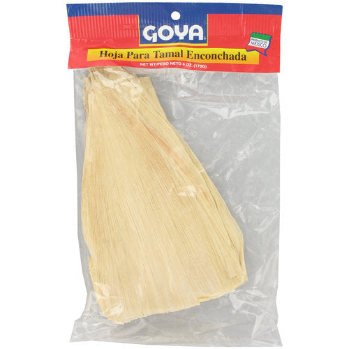 Goya Hoja Tamal Enconchada Corn Husks; 6 Ounces; 12 Per Case