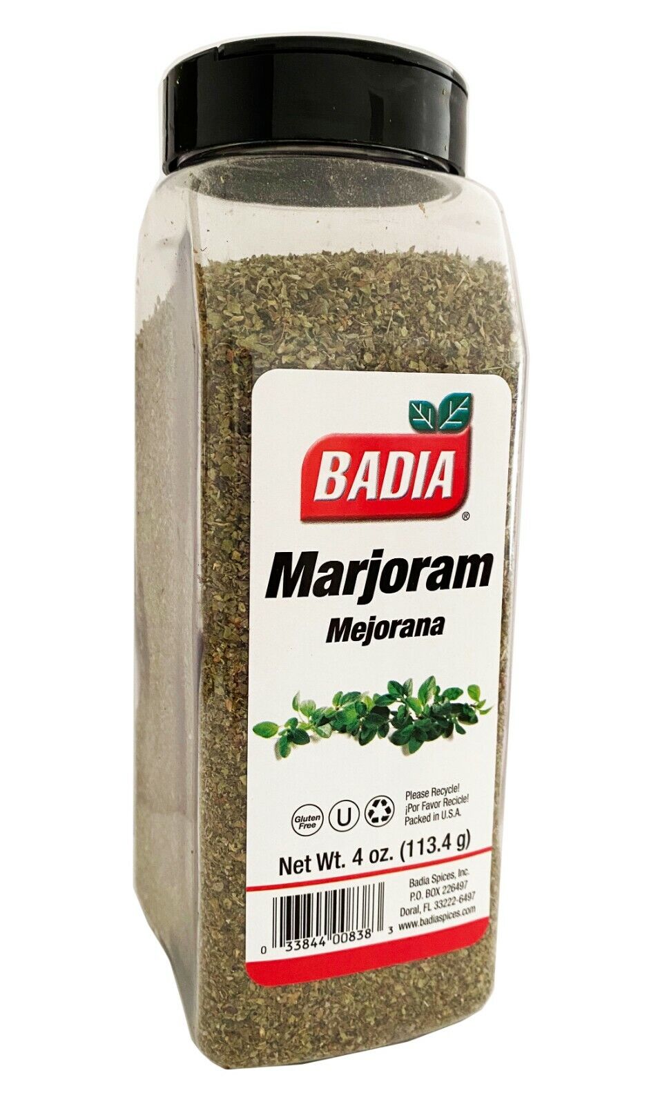 Badia Marjoram Whole; 4 Ounces; 6 Per Case