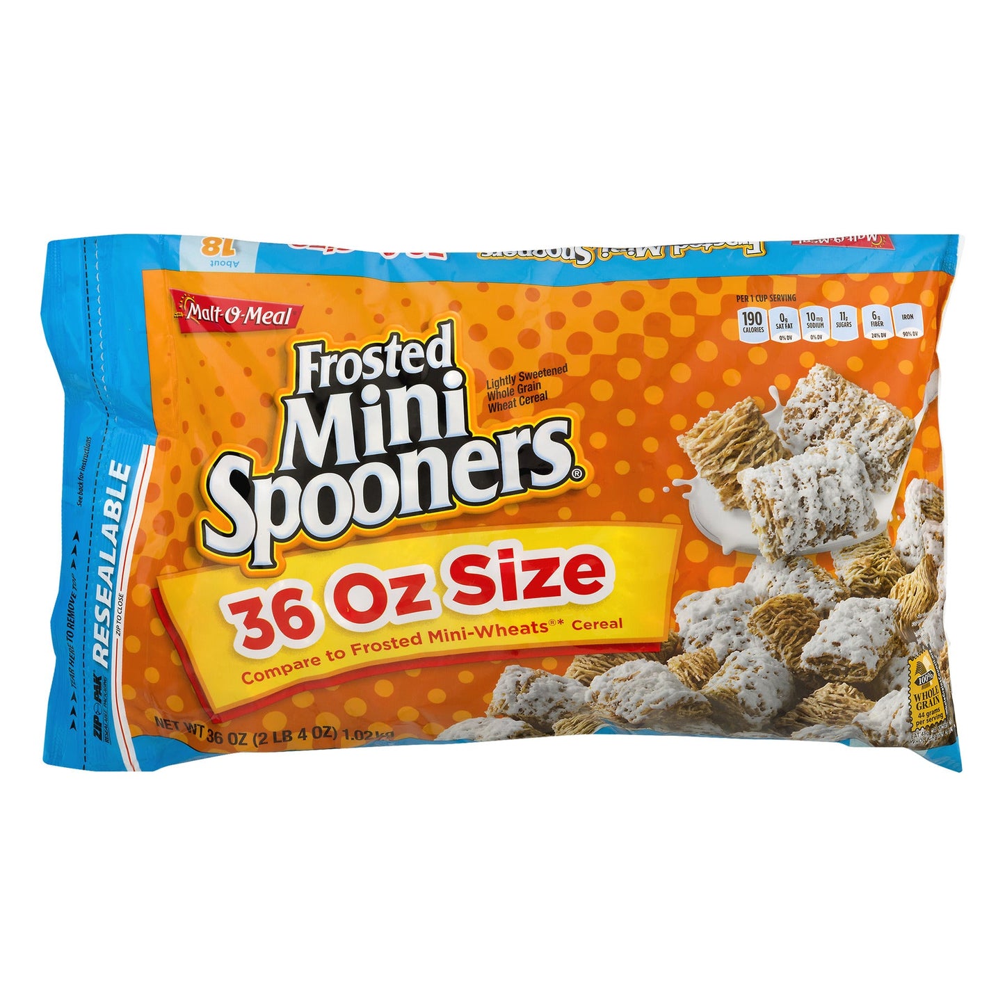 Malt O Meal Cereal Mini Spooners; 36 Ounces; 8 Per Case - High Mart Wholesale