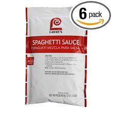 Lawry's Spaghetti Sauce Seasoning Mix; 12 Ounces; 6 Per Case