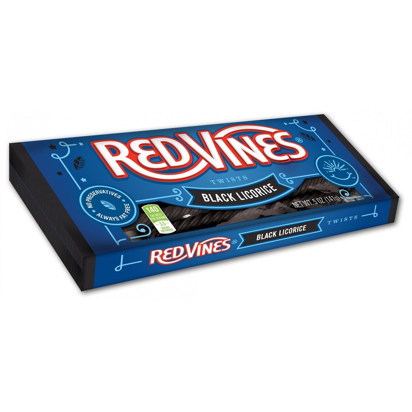 Red Vines Black Twists; 5 Ounces; 24 Per Case - High Mart Wholesale