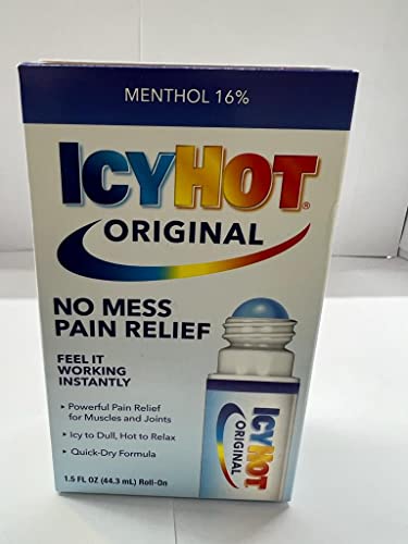 Icy Hot Menthol No Mess Roll-On; 1.5 Fluid Ounces; 4 Per Box; 6 Per Case