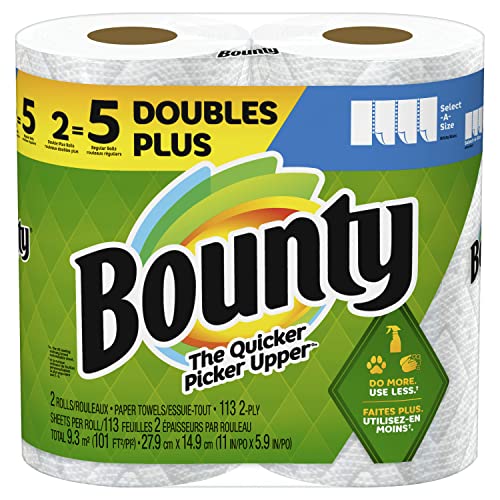 Bounty Base Paper Towel Select-A-Size Roll White; 101 Square Foot; 6 Per Case