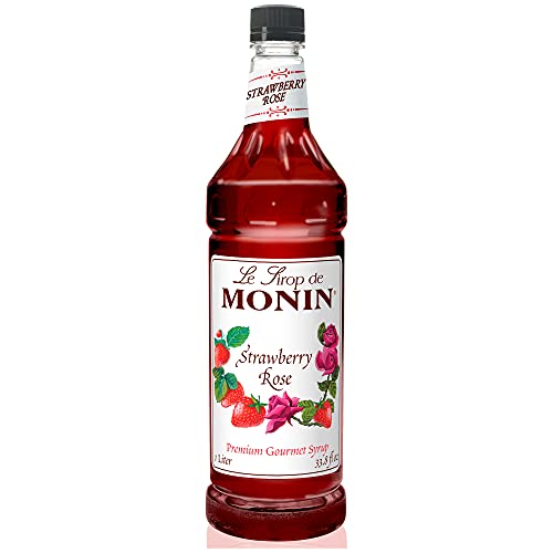 Monin Strawberry Rose; 1 Liter; 4 Per Case - High Mart Wholesale
