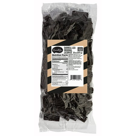 Darrell Lea Natural Black Twist Bulk Licorice Case; 1.925 Pound; 8 Per Case - High Mart Wholesale