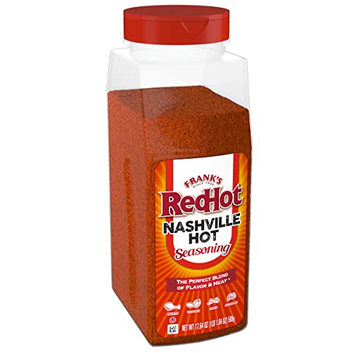 Frank's Redhot Nashville Seasoning Gluten Free Hot Sauce Shaker; 17.64 Ounce; 6 Per Case - High Mart Wholesale