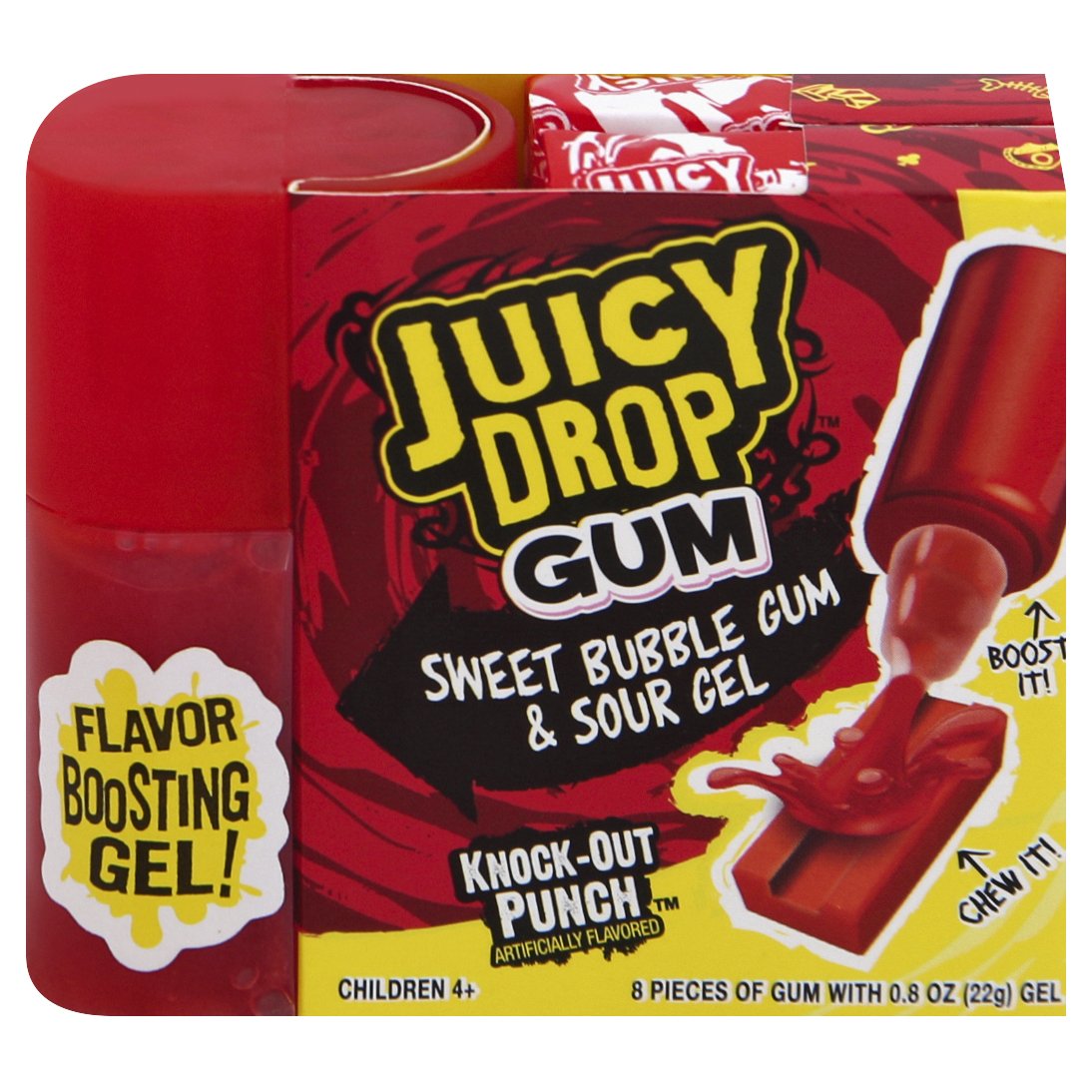 Juicy Drop Gum; 2.5 Ounces; 16 Per Box; 12 Per Case