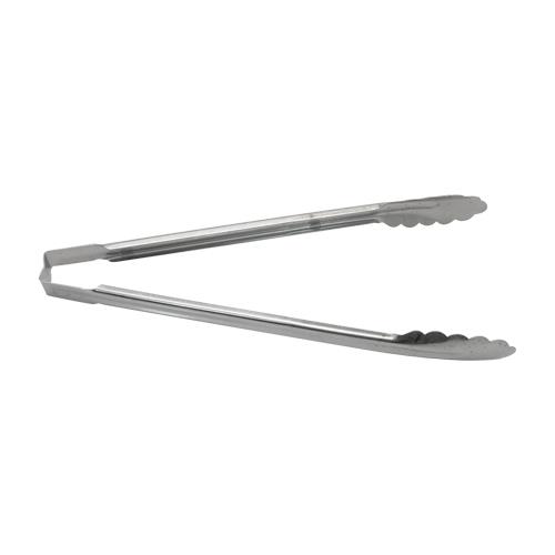 Vollrath 12 Inch Stainless Steel Heavy Duty Tong; 1 Each
