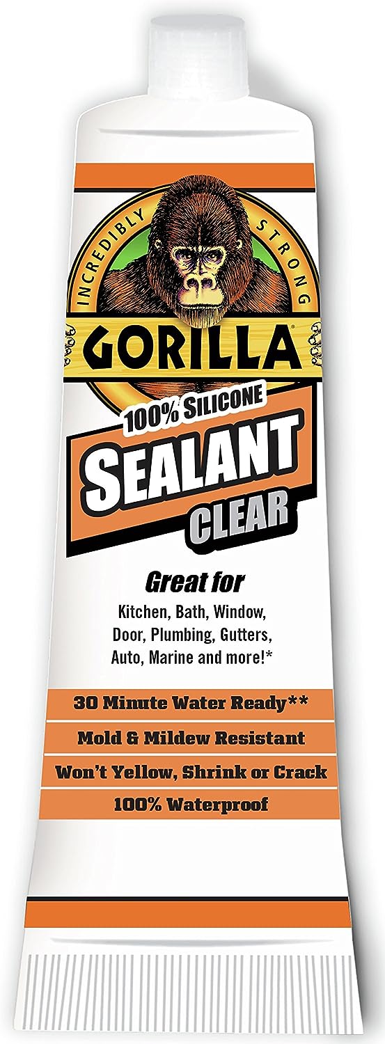 Gorilla Glue Silicone Sealant 2.8oz. Clear