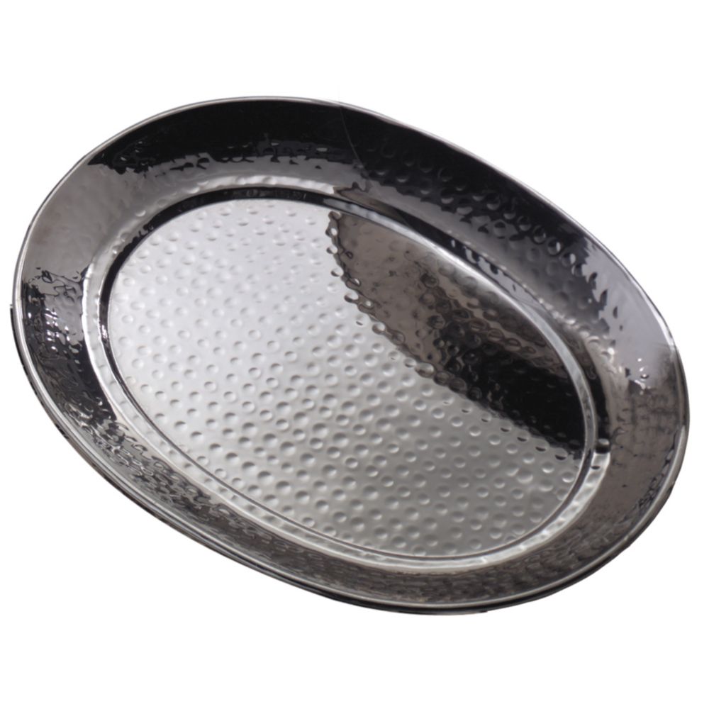 American Metalcraft Tray Hammered Stainless Steel; 1 Each - High Mart Wholesale