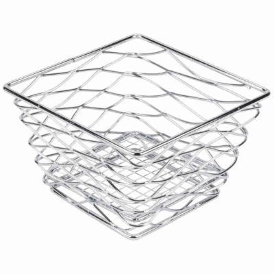 American Metalcraft Basket Small Square Birdsnest; 1 Each - High Mart Wholesale