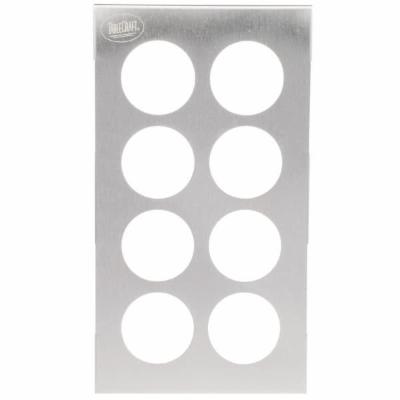 Tablecraft 8 Holes Squeeze Bottle Holder Stainless Steel; 12 Each; 1 Per Case - High Mart Wholesale