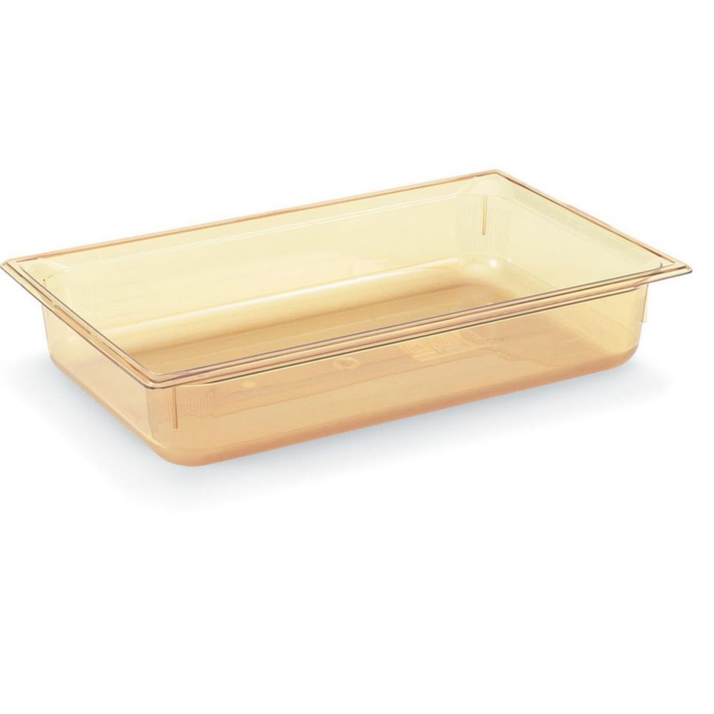 Super Pan Pans Plastic High Temperature Amber; 6 Each; 1 Per Case
