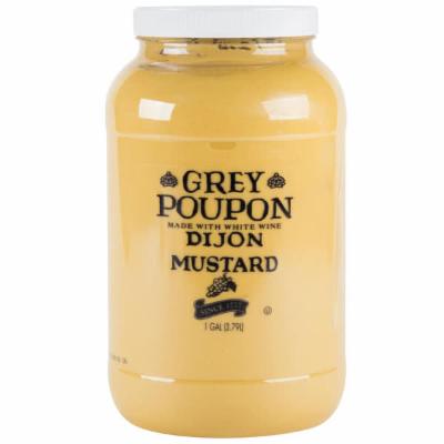 Grey Poupon Dijon Classic Mustard Bulk; 1 Gallon; 2 Per Case - High Mart Wholesale
