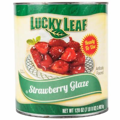Lucky Leaf Strawberry Glaze; 120 Ounces; 6 Per Case