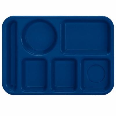 Vollrath Tray School Long Handle Soft Blueberry 10; 24 Each; 1 Per Case