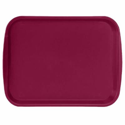 Vollrath Tray 10X14 Burgundy; 24 Each; 1 Per Case