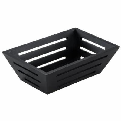 American Metalcraft Rectangular Tapered Birchwood Bread Box; 1 Each - High Mart Wholesale