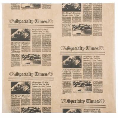 American Metalcraft Fry Paper Natural Newspaper; 1 Each - High Mart Wholesale