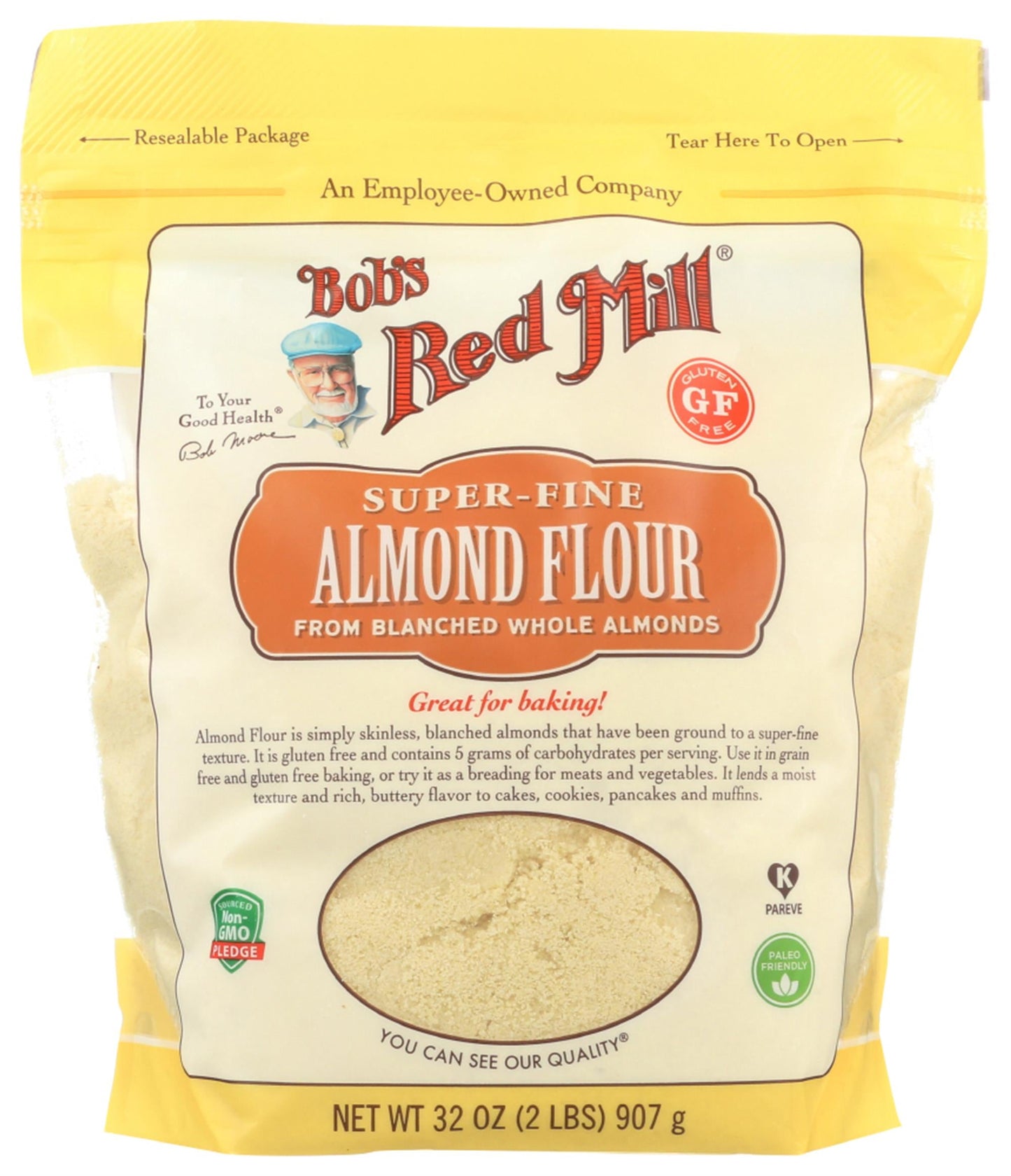 Bob's Red Mill Natural Foods Inc Almond Flour; 32 Ounces; 4 Per Case