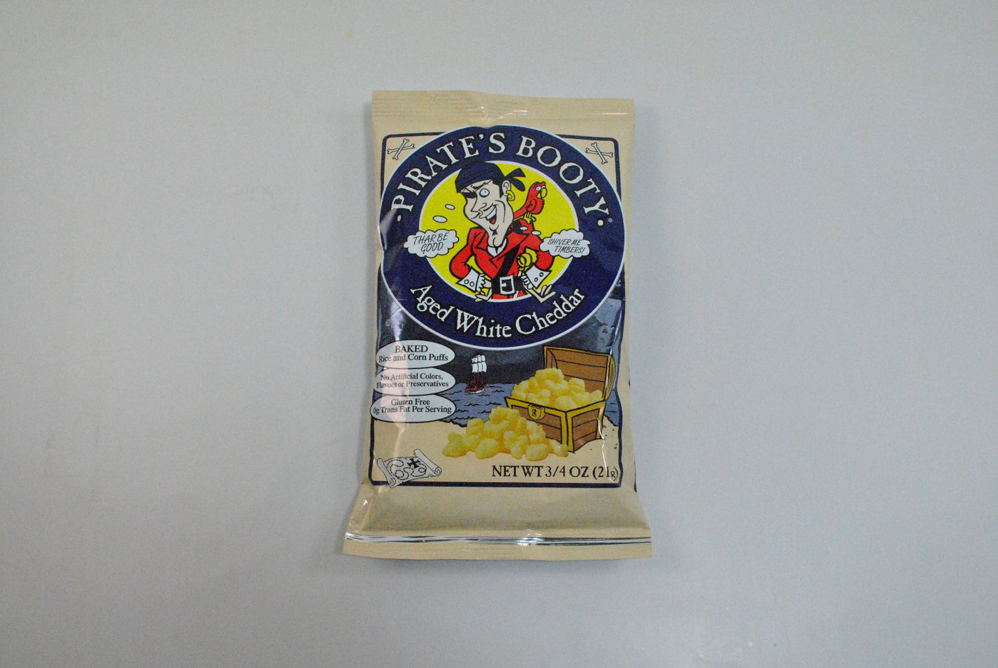 Pirate's Booty Aged White Cheddar K-12; 0.75 Ounces; 72 Per Case