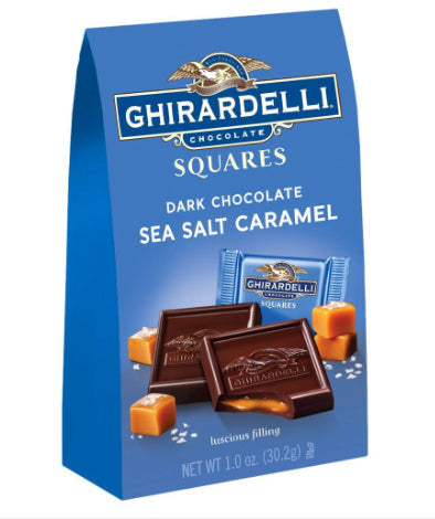 Ghirardelli Dark Sea Salt Caramel Squares; 1.06 Ounces; 24 Per Case - High Mart Wholesale