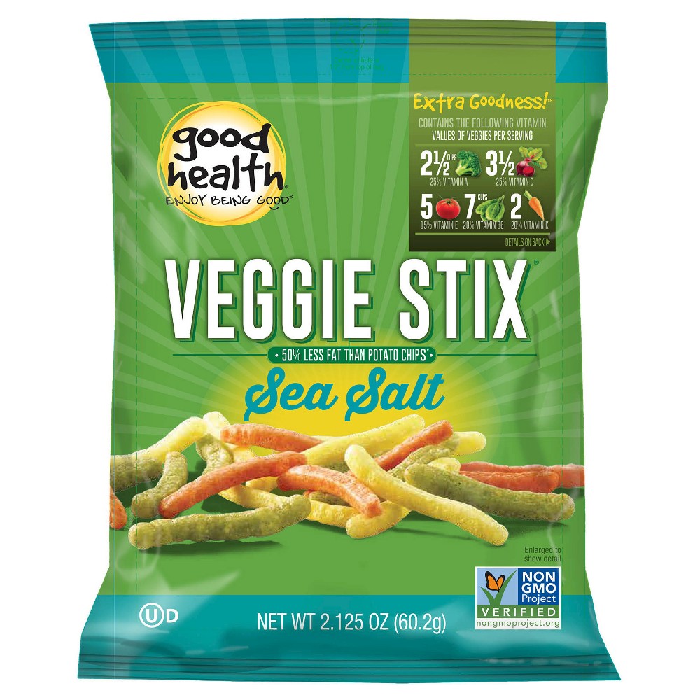 Good Health Natural Products Veggie Stix 2.125 Ounce; 2.13 Ounces; 10 Per Case - High Mart Wholesale
