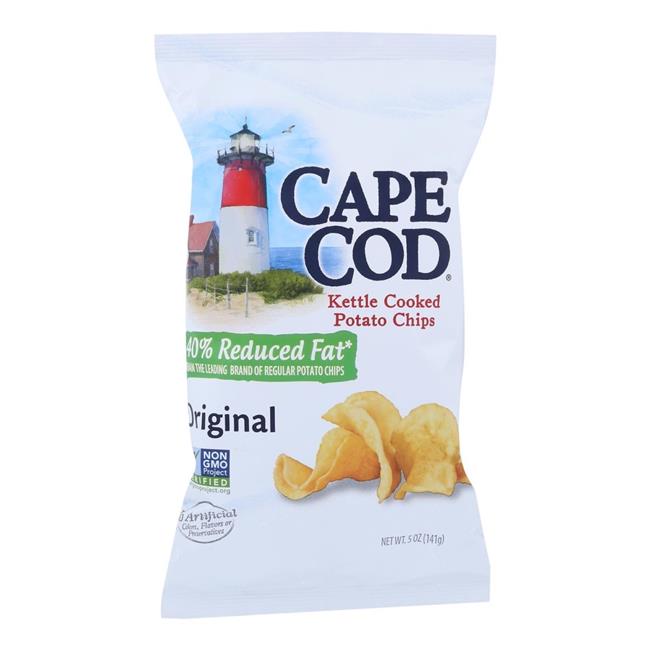 Cape Cod Original Reduced Fat Potato Chips; 5 Ounces; 8 Per Case