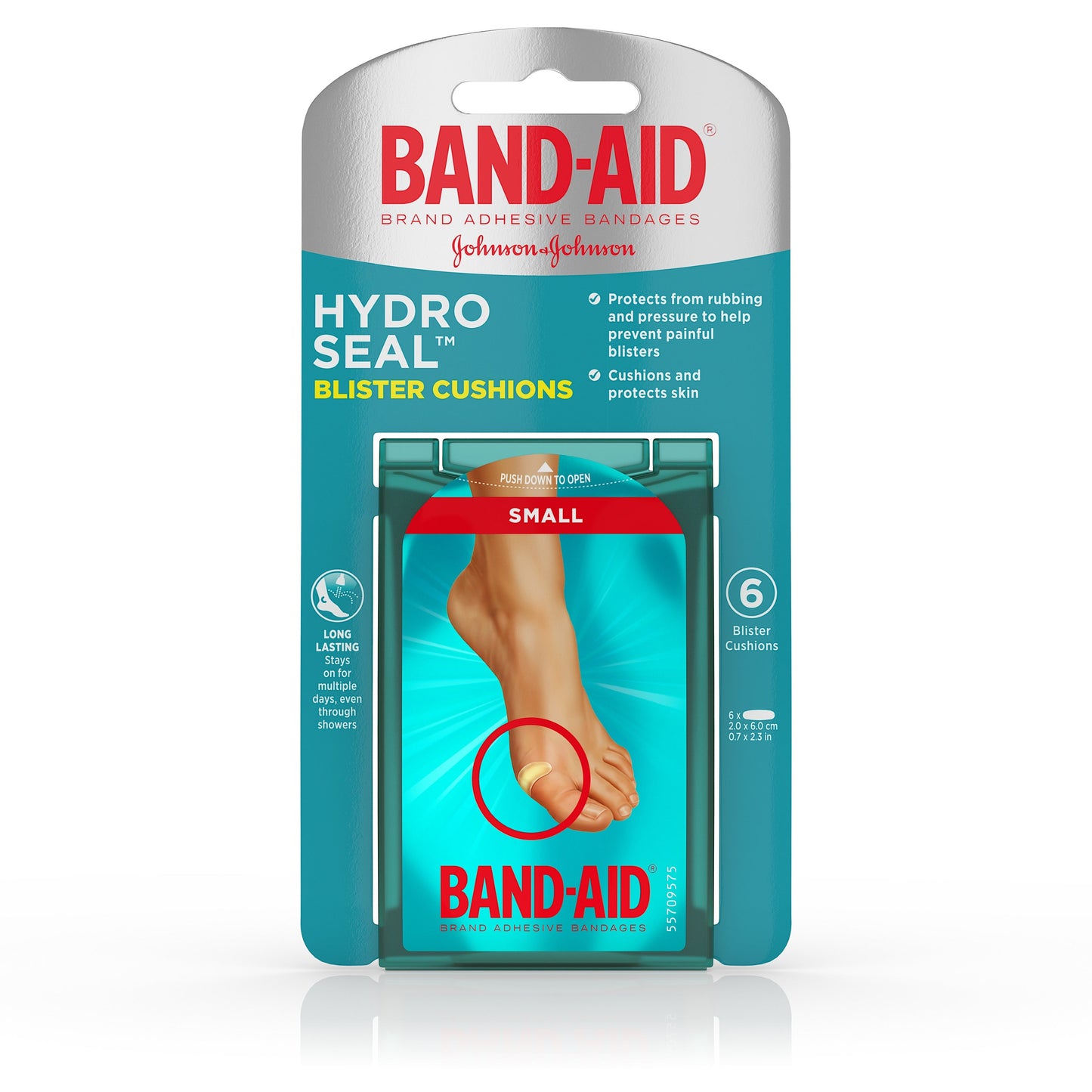 Band Aid Hydro Seal Blister Cushion Small; 6 Count; 6 Per Box; 12 Per Case - High Mart Wholesale