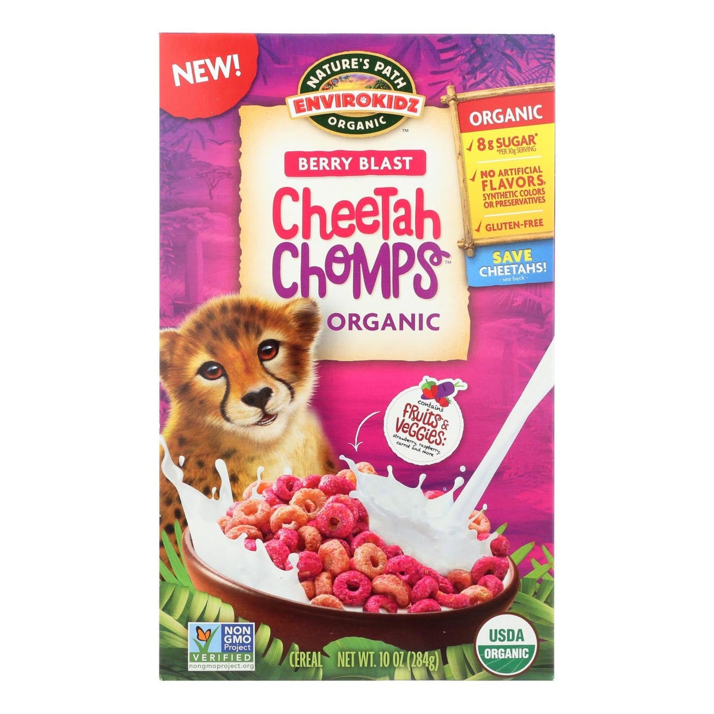 Envirokids Cheetah Chomps; 10 Ounce; 12 Per Case - High Mart Wholesale
