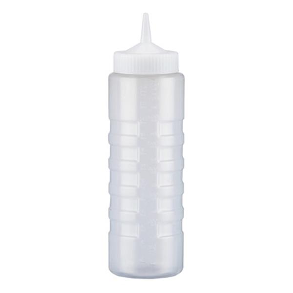 Vollrath Dispenser 24 Ounce Wide Mouth With Clear Lid; 12 Each; 1 Per Case