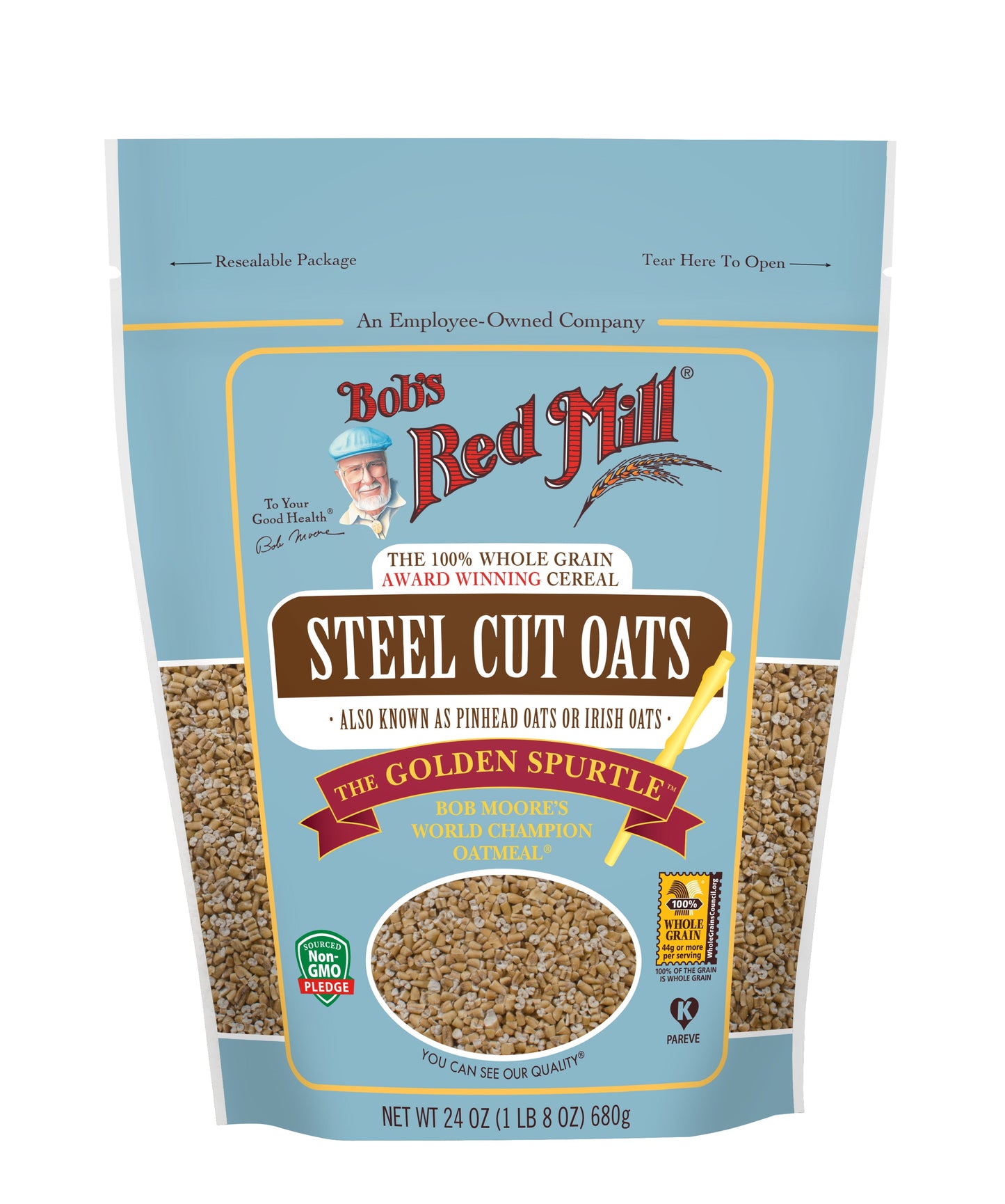 Bob's Red Mill Natural Foods Inc Steel Cut Oats; 24 Ounces; 4 Per Case