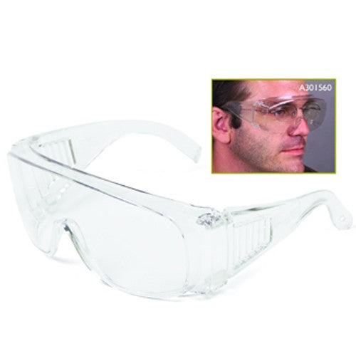 The Safety Zone Visitor Specs Clear Frame; 12 Count; 12 Per Case - High Mart Wholesale