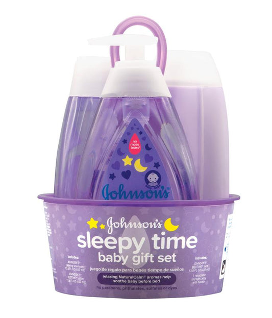 Johnson's Baby Sleepytime Gift Set; 1 Count; 2 Per Box; 2 Per Case - High Mart Wholesale