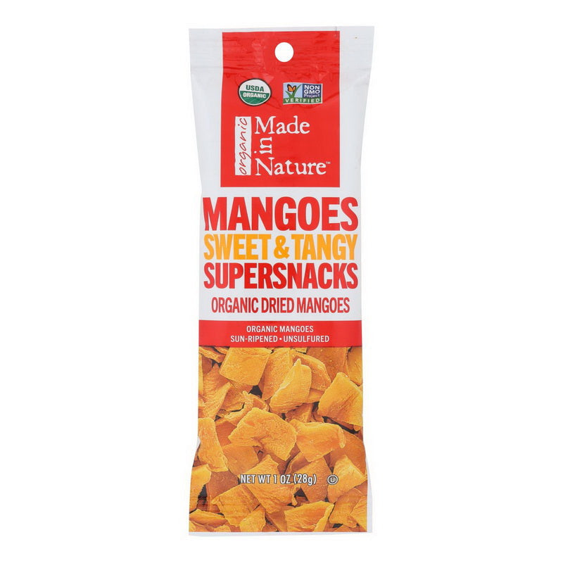 Made In Nature Dried Fruit Mango; 1 Ounces; 10 Per Box; 6 Per Case - High Mart Wholesale