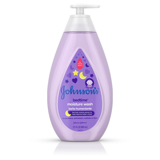 Johnson's Baby Baby Bedtime Moisturizing Wash; 27.1 Fluid Ounce; 3 Per Box; 4 Per Case - High Mart Wholesale
