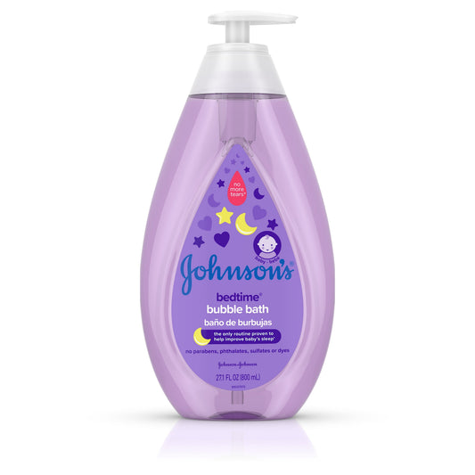 Johnson's Baby Baby Bedtime Bubble Bath; 27.1 Fluid Ounce; 3 Per Box; 4 Per Case - High Mart Wholesale