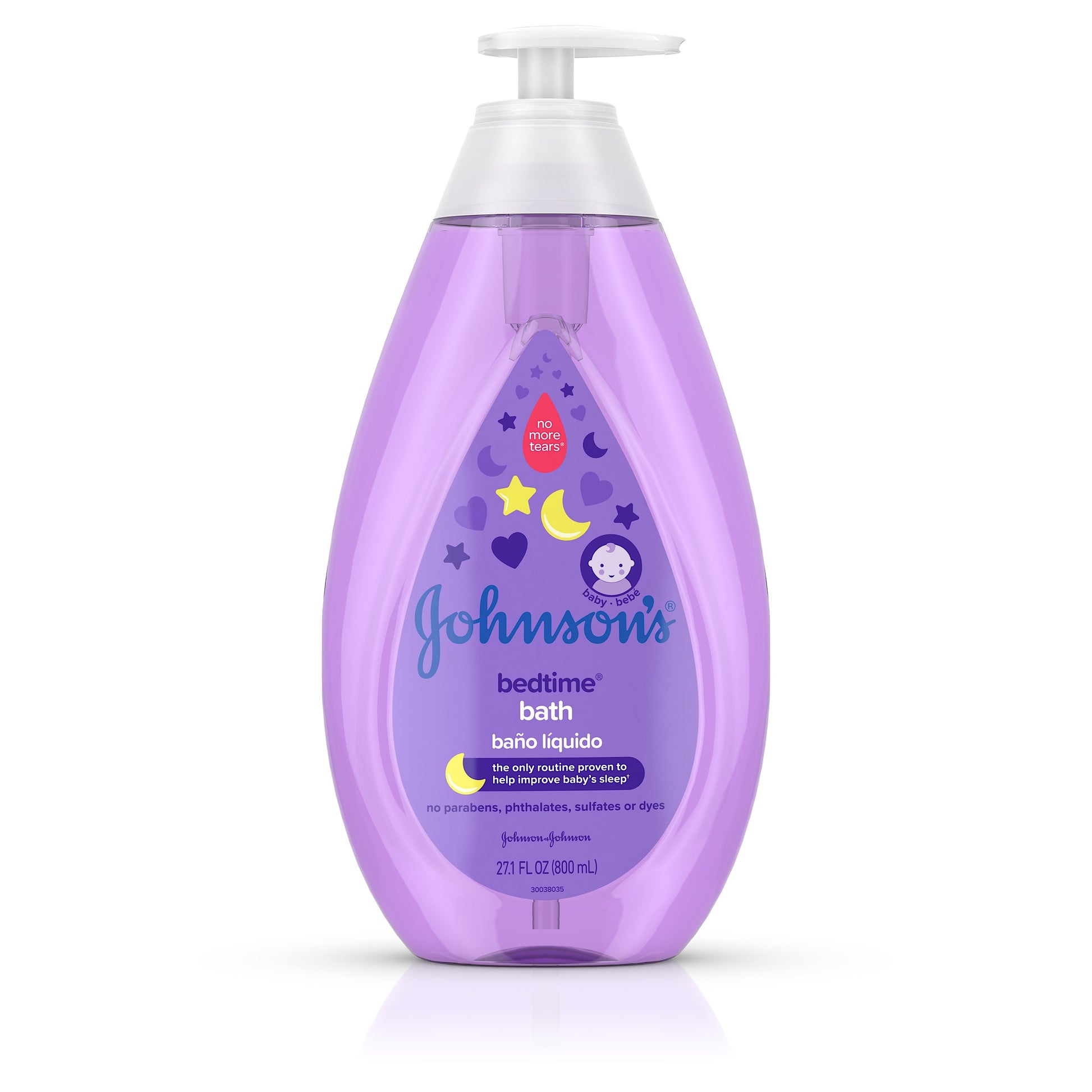 Johnson & Johnson Bedtime Bath With Pump; 27.1 Fluid Ounce; 3 Per Box; 4 Per Case - High Mart Wholesale