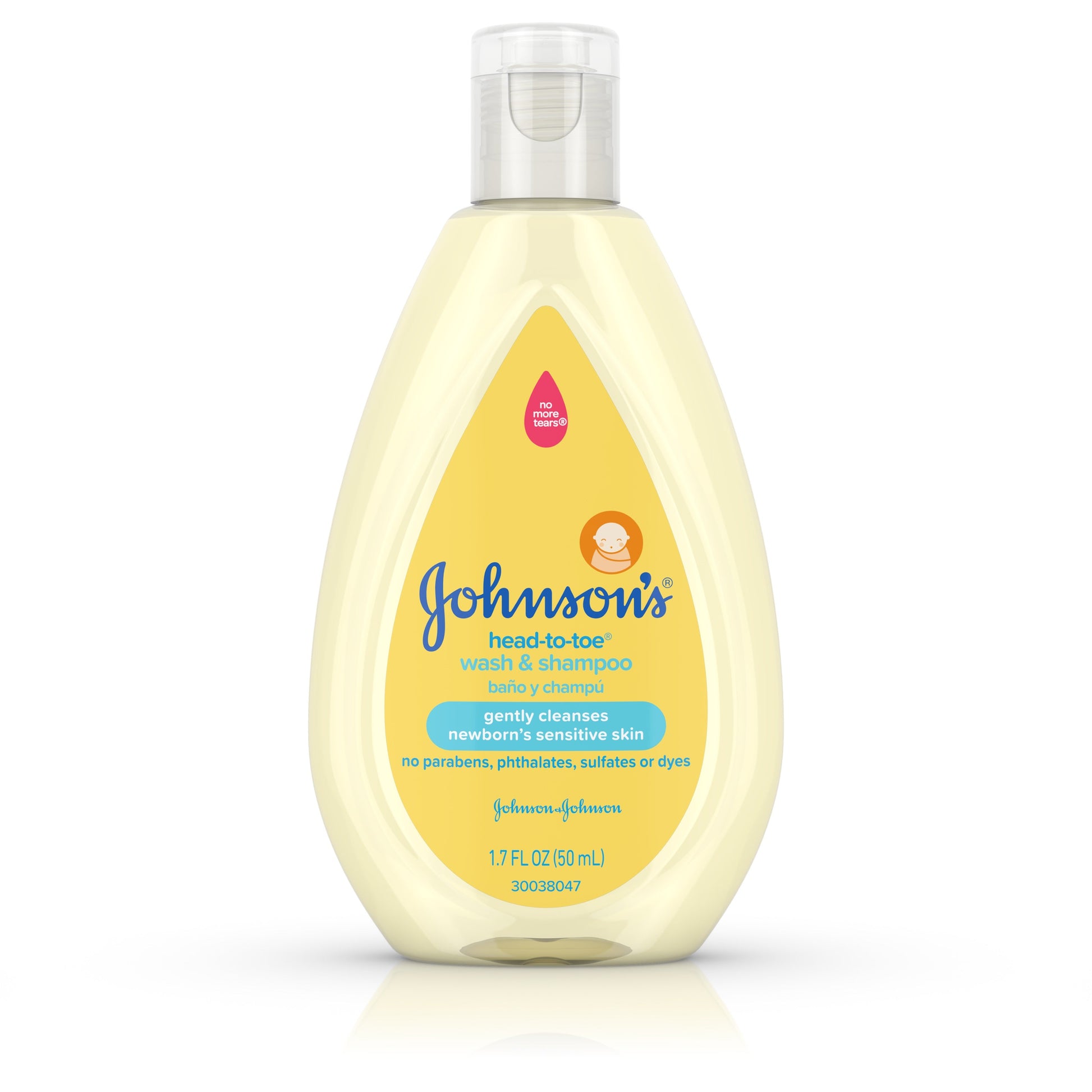 Johnson & Johnson Head To Toe Shampoo & Body Wash; 50 Milliliter; 12 Per Box; 12 Per Case - High Mart Wholesale