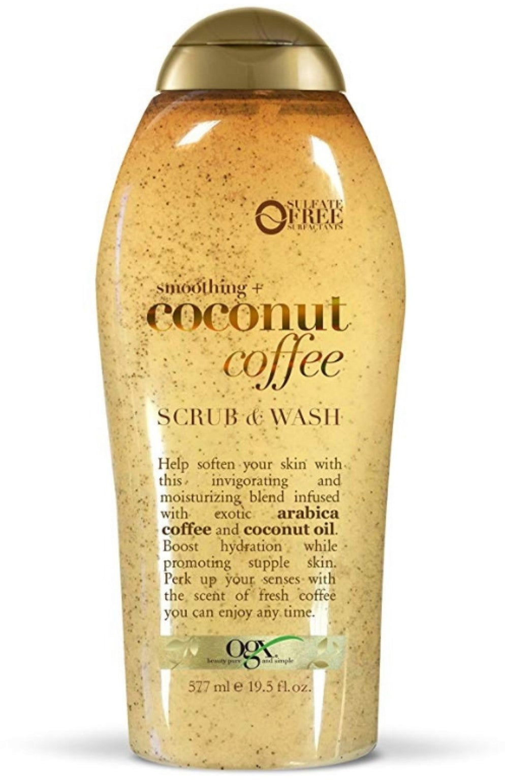 Ogx Coconut Coffee Body Scrub; 577 Milileter; 4 Per Case