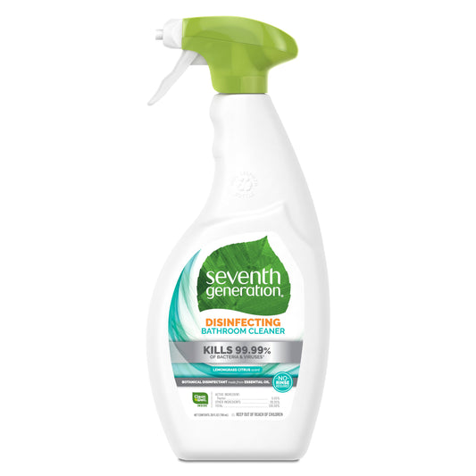 Seventh Generation Cleaner Disinfectant Bath Lemongrass; 26 Ounce; 8 Per Case - High Mart Wholesale