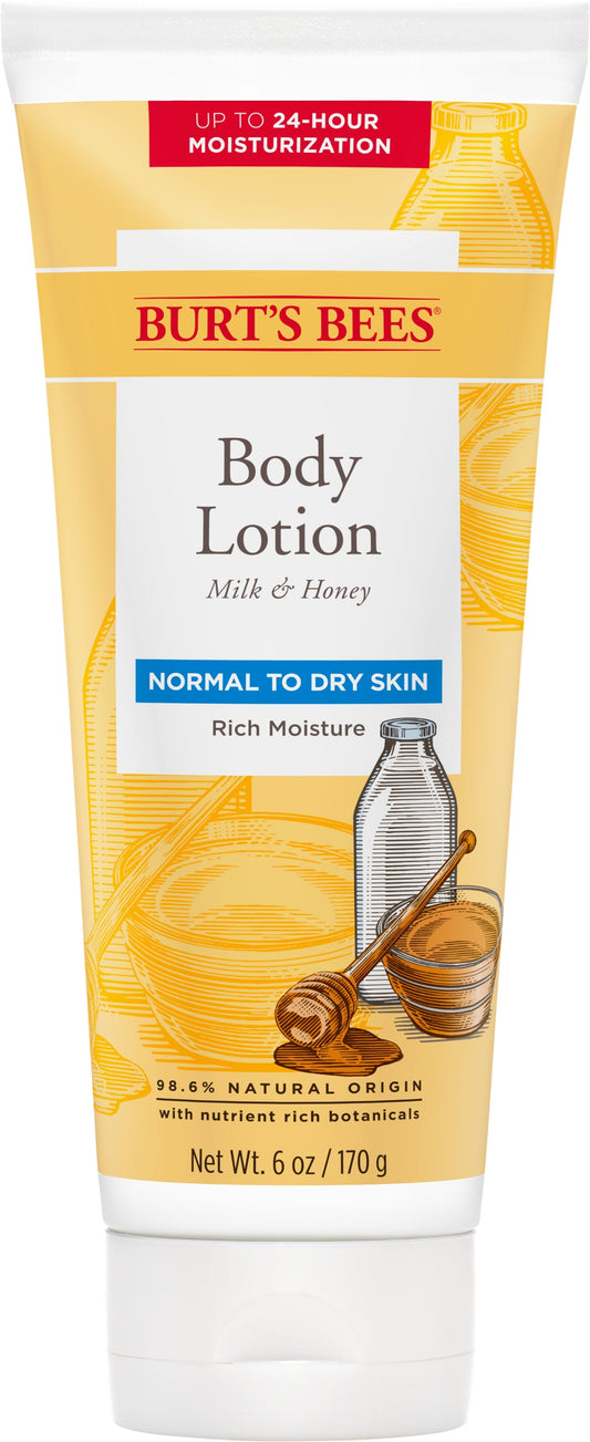 Burt's Bees Body Lotion Milk & Honey; 6 Ounces; 3 Per Box; 6 Per Case